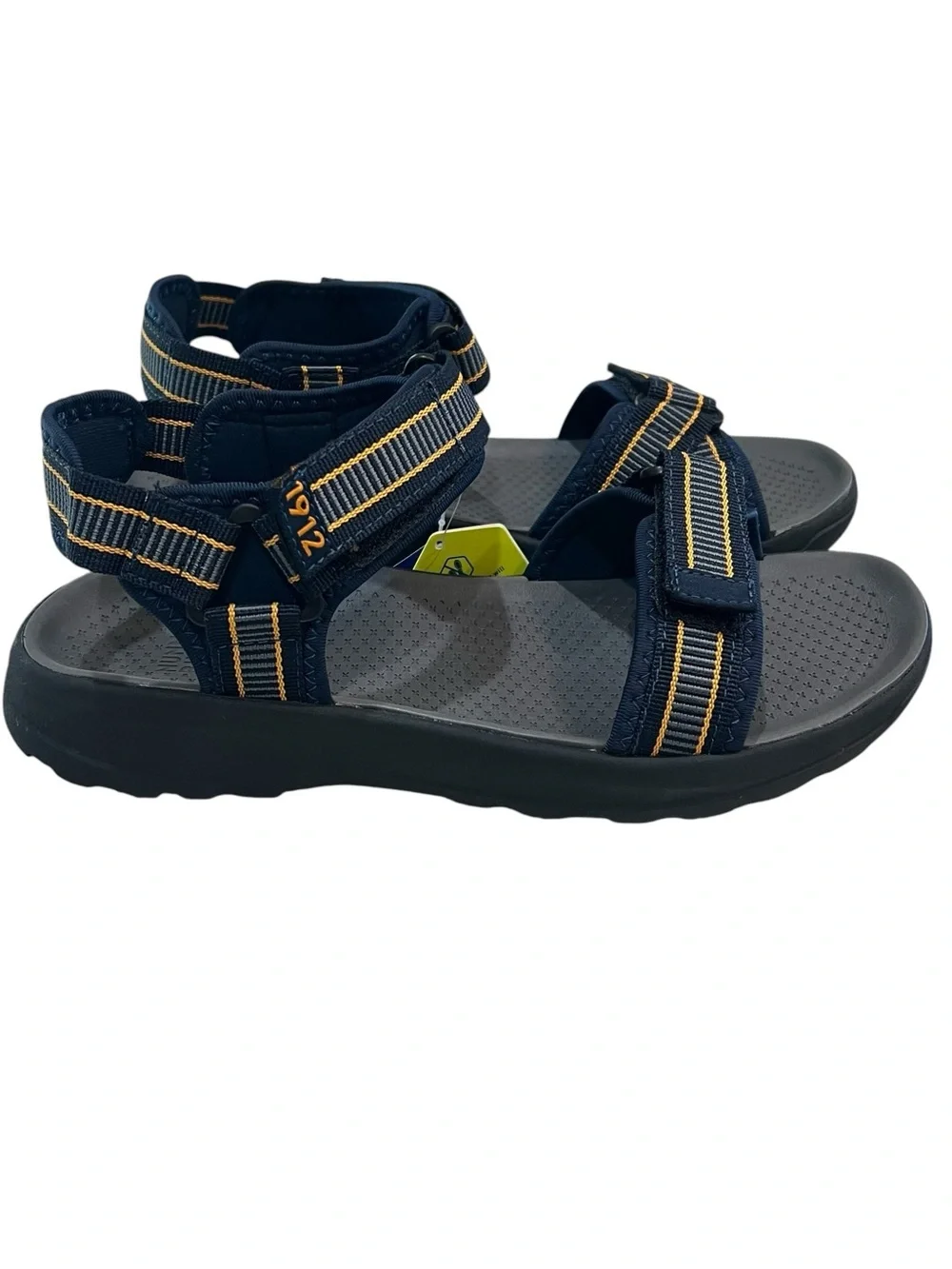 Nunn Bush Huck Sport Sandals Men’s 9 Navy Adjustable Comfort Lightweight NIB